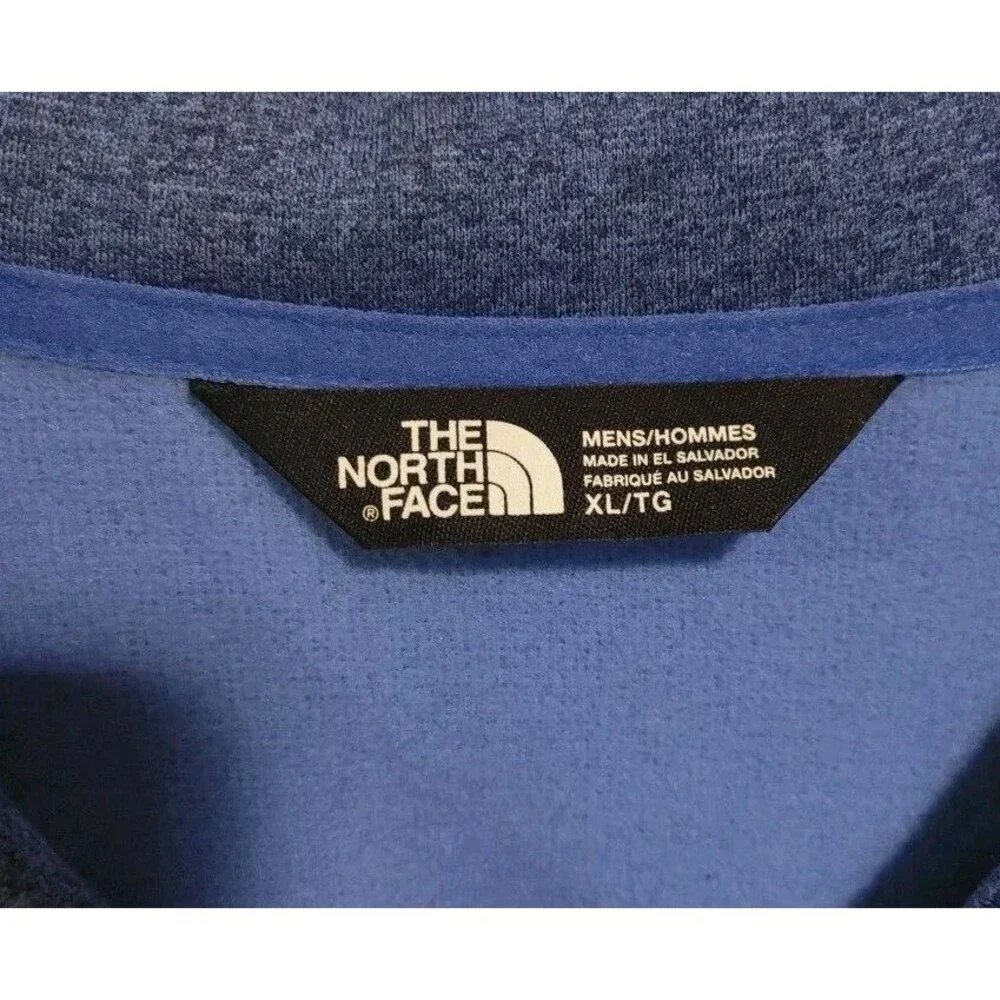 The North Face Jacket Blue 1/2 Zip Pullover Outdoor Performance Men's XL